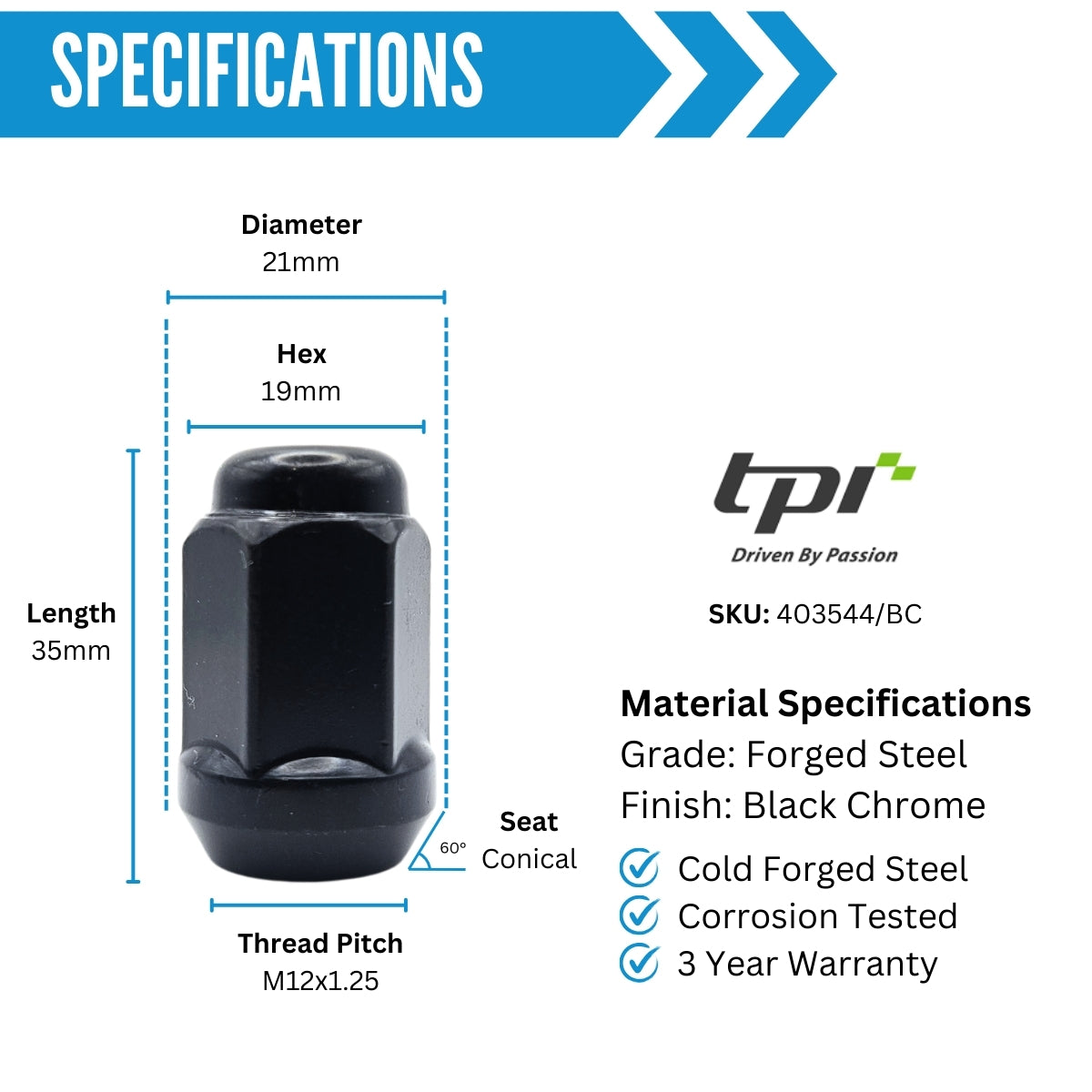 Nut Specifications